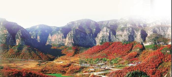 紅豆峽旅游攻略_紅豆大峽谷游覽圖_長治紅豆峽